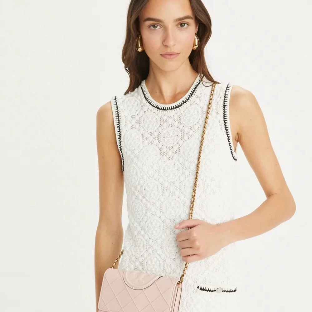 TORY BURCH FLEMING SOFT POLISHED-GRAIN CROSSBODY